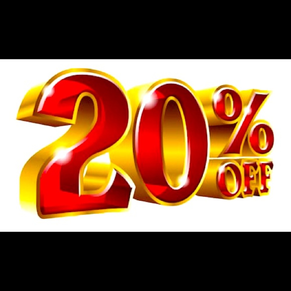 20 % OFF A BUNDLE OF 3 ‼️‼️